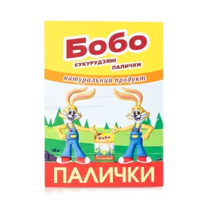 Кукурузные палочки - Бобо, сладкие, 140 г