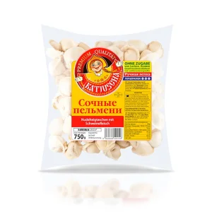 Пельмени - Сочные, c начинкой мяса свинины, 750 г