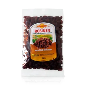 Rosinen braun, getrocknet, 200g aus Usbekistan