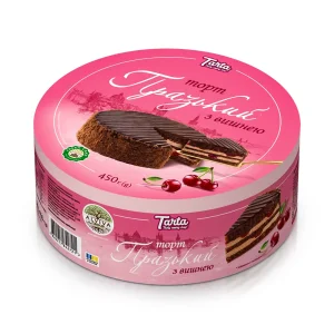 Торт - Пражский с вишней, Tarta, 450 г