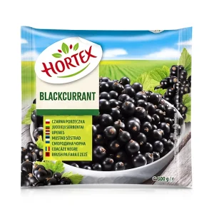 Schwarze Johannisbeeren, tiefgefroren, Hortex, 300g