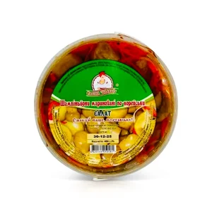 Шампиньоны маринованные по-корейски, Вкусная Традиция, 400 г