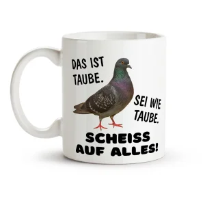 Кружка - Das ist Taube. Sei wie Taube., керамика, 330 мл