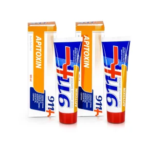 Gel - Körperbalsam, mit Bienengift für Körper, 911+, 100 ml х 2
