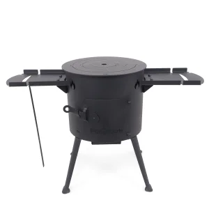 Feuerofen Utschak Ø 36 cm, für Kasan 10 L, Ablagetischen, Ofenplatte