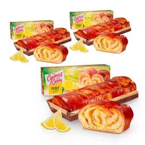 Rührkuchenrolle mit Zitronenfüllung, Sdobnaja Osoba, 3 х 400 g