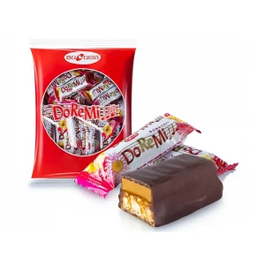 Konfekt - Do-re-mi, mit Erdnüssen, in Schokoladenglasur, Bucuria, 250 g