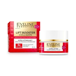 Крем для лица - Ультралифтинг, 60 +, Collagen Lift Booster, Eveline, 50 мл