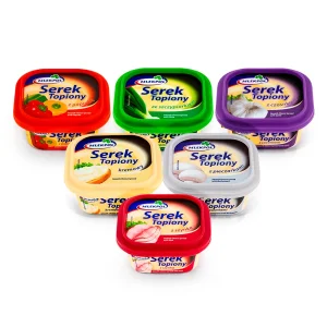 Probierpaket Schmelzkäse-Set, Mlekpol, 6 x 100 g