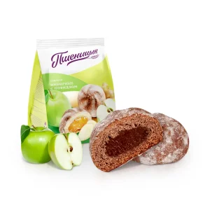 Süßgebäck Prjaniki, mit Ingwergeschmack und Marmelade, Pshenizyn, 200 g