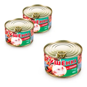 Eingelegtes Fleisch - Lackmann, Schwein, 3 х 400 g
