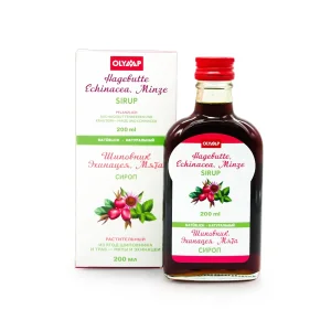 Sirup - Hagebutte + Echinacea + Minze, 200 ml