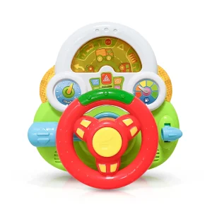 Музыкальная игрушка - Игровой руль, звуковые эффекты, 22 x 20,5 x 10,5 см