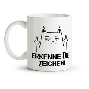 Кружка - Erkenne die zeichen, керамика, 330 мл