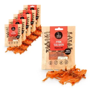 Buckellachs-Stückchen, getrocknet und gesalzen, 6 х 30 g