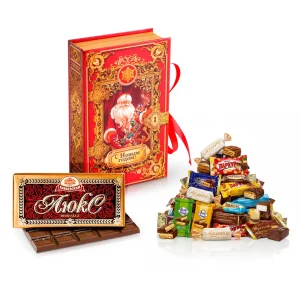 Набор сладостей в книге-коробке - Темная ночь, 1,1 кг