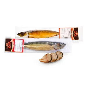 Makrele-Set mit Kopf, kalt- und heißgeräuchert, ausgenommen, 593 g