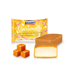 Сырок творожный - Caramello, со вкусом карамели, глазированный, Baltais, 38 г