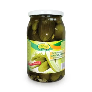 Огурцы - Бабулины, малосольные, Экохофф, 870 г
