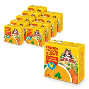 Erbsensuppe mit Huhngeschmack, Hosyaushka, 10 х 160 g