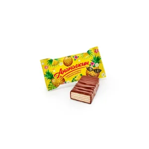 Конфеты вафельные - Ананаскин, со вкусом ананаса, Невский кондитер, 300 г