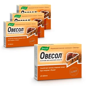 Ovesol, Evalar, 40 Tabletten х 4