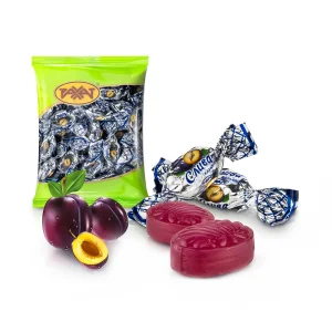 Hartkaramellen - Sliwa mit Fruchtfüllung, Rakhat, 150 g