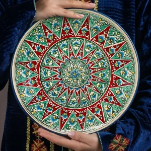 Ляган - КараКалам R2, Риштан керамика, Ø 42 см