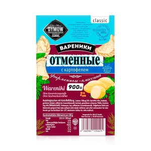 Вареники - Отменные, с картошкой, Dymow, 900 г