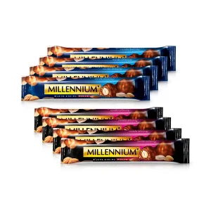 Schokoladen-Set - Golden NUT, Millennium, 8 x 40 g