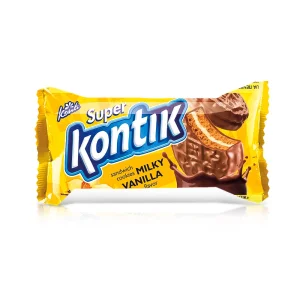 Печенье - Супер Контик, с ванильно-молочным вкусом, Konti, 90 г