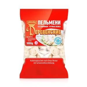 Пельмени Деревенские, с начинкой мяса свинины, 1 кг