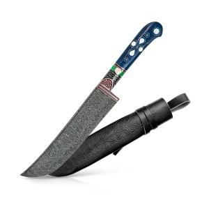 Usbekischer Messer aus Damaststahl – Pchak, 28,5 cm