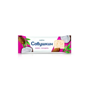 Quarkriegel in Glasur - Kokos-Mandelgeschmack, Savuschkin, 40 g