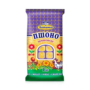 Крупа пшенная, шлифованная, Хатинка, 750 г