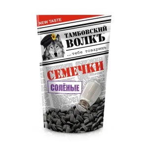 Sonnenblumenkerne ungeschält, geröstet und gesalzen, Tambowskij wolk, 500 g