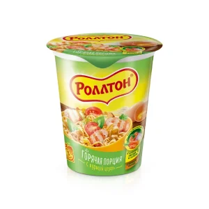 Instant-Nudeln - Rollton, mit Hühnerfleisch- und Caesargeschmack, 70 g     