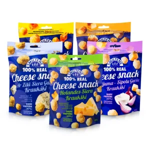 Probierpaket Käsesnack aus gepufftem Käse, 5 х 60 g