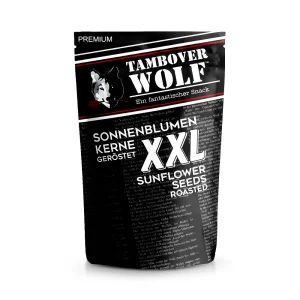 Семечки XXL черные, жареные, Тамбовский волкъ, 400 г