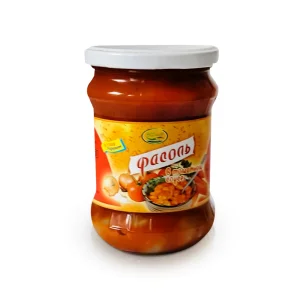 Фасоль в томатном соусе, ECOhoff, 480 г