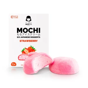 Mochi - Sorbet, mit Erdbeeregeschmack, Miss Ti, 210 g