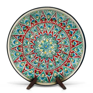 Ляган - КараКалам R2, Риштан керамика, Ø 37 см