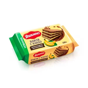 Waffeln mit Schoko-Bananengeschmack, Jaschkino, 200 g