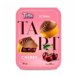 Tart - Kirsche-Schokogeschmack, Tarta, 240 g
