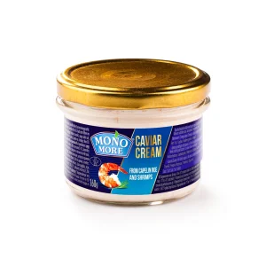 Brotaufstrich mit Capelinrogen und Garnelen, Mono More, 160 g