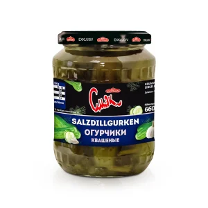 Eingelegte Gurken, mit Dill, Dovgan, 660 g