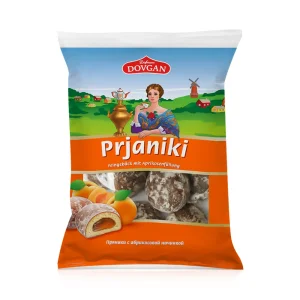 Пряники, с абрикосовой начинкой, Dovgan, 400 г