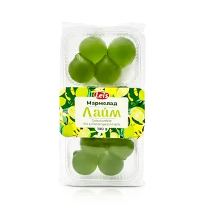 Fruchtgelee mit Limettengeschmack, Leis, 180 g