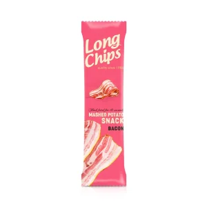 Kartoffelchips mit  Bacongeschmack, Long Chips, 75 g    