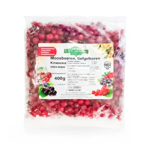Клюква лесная, замороженная, 400 г